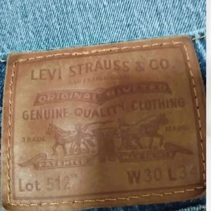 LEVI'S 512 premium - slim fit (tapered) cut - high waist - stretchy - very good condition – photo 13